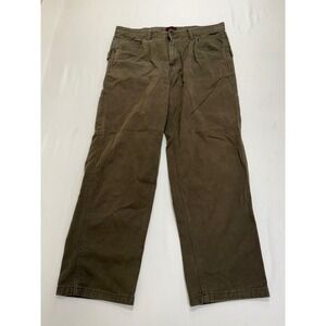 FiveBrother Oxgear Mens Brown Canvas Carpenter Work Pants 36x30 Style 4800.35